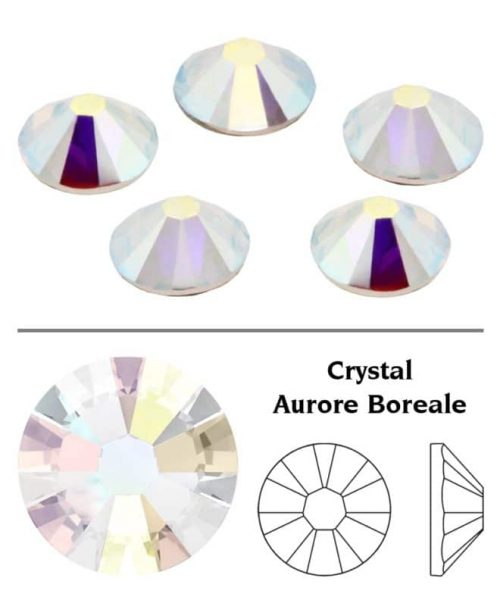 SW Crystal Rhinestones Crystal Clear (001AB) SS3