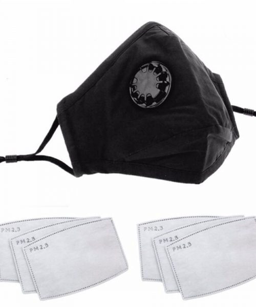 Surgical Mask with valve and replacable filter