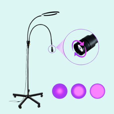 Duo UV / LED Lámpa Állítható Fényerővel és Fókusszal Szempillaragasztóhoz