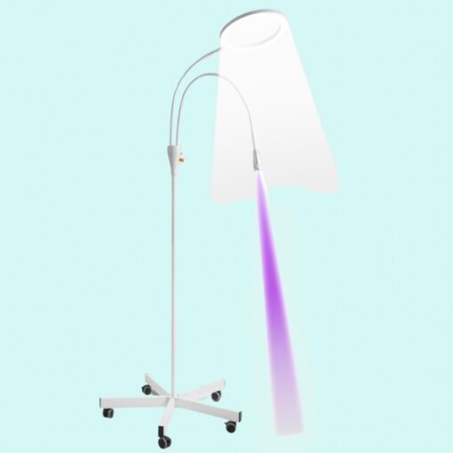 Duo UV / LED Lámpa Állítható Fényerővel és Fókusszal Szempillaragasztóhoz – Fehér