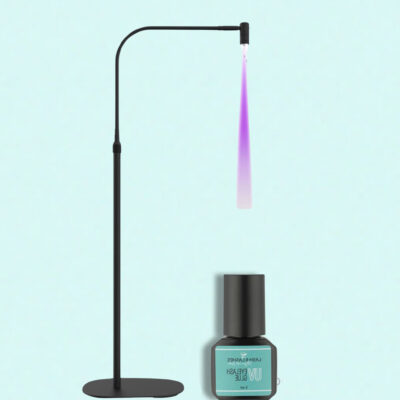 Forgatható Fejű UV / LED Lámpa Állítható Fényerővel és Fókusszal + UV / LED Szempillaragasztó 3g.