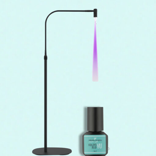 Forgatható Fejű UV / LED Lámpa Állítható Fényerővel és Fókusszal + UV / LED Szempillaragasztó 3g.