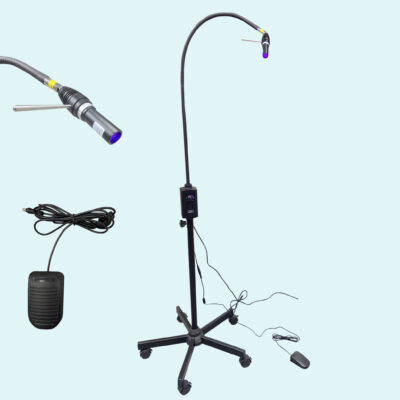 Tripla Lencsés UV / LED Lámpa Forgatható Fejjel, Állítható Fókusszal