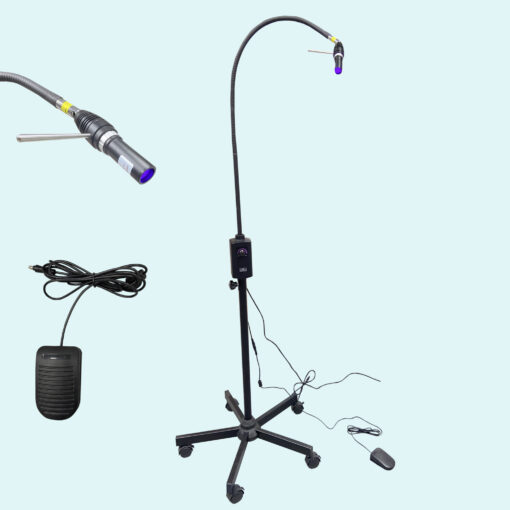 Tripla Lencsés UV / LED Lámpa Forgatható Fejjel, Állítható Fókusszal