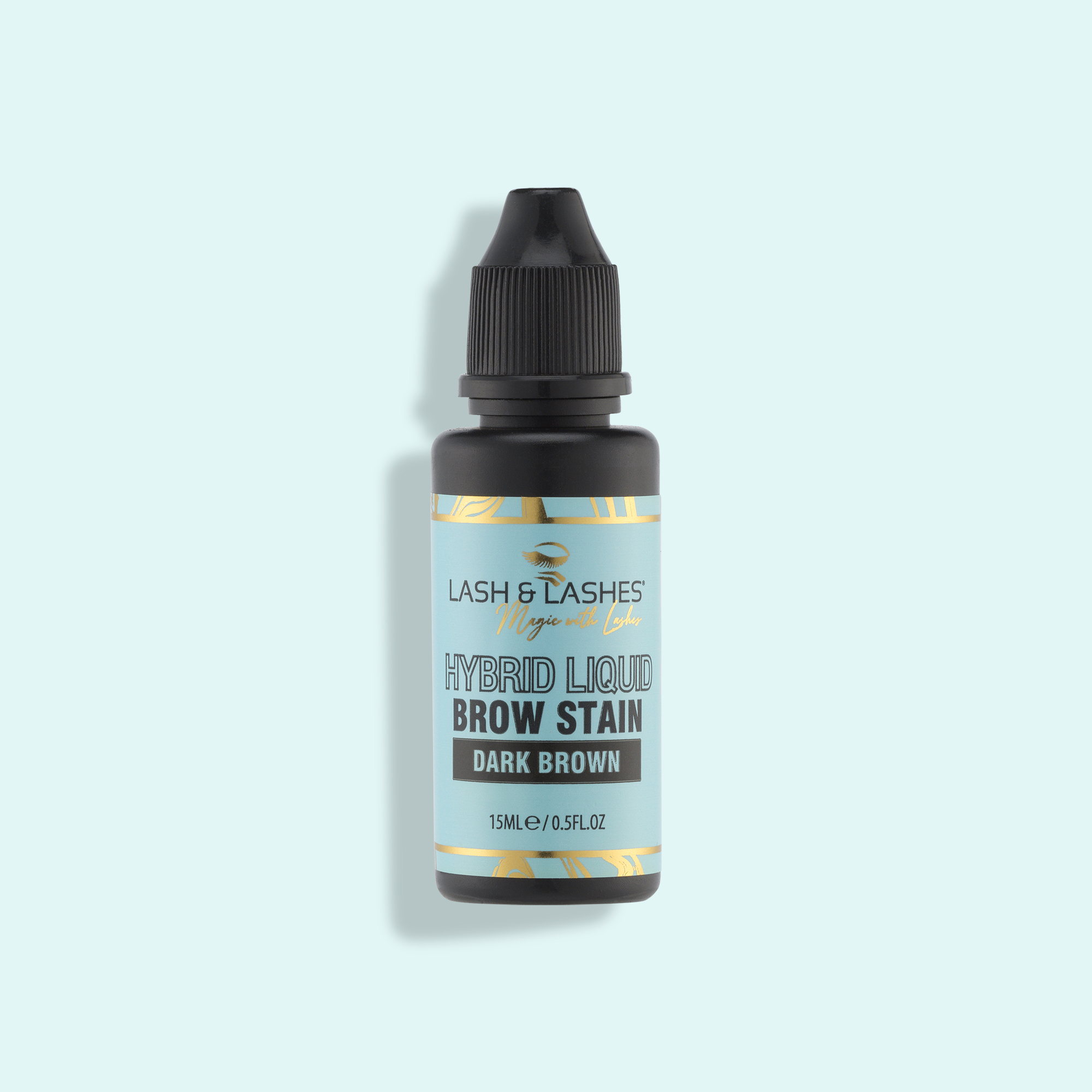 Lash & Lashes Hibrid Szemöldökfesték – Sötétbarna (Dark Brown) – 15 ml