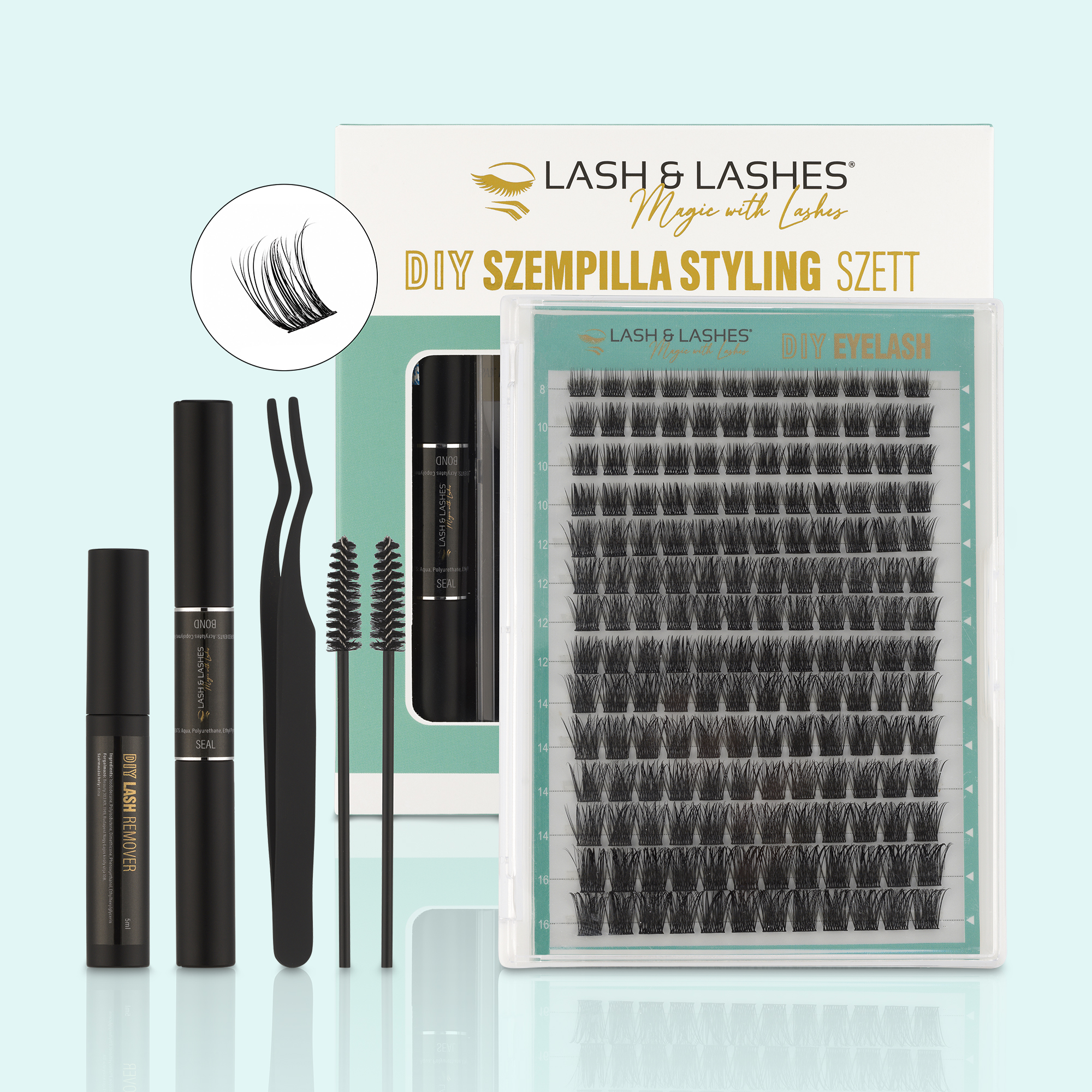 DIY-D04 Szempilla Styling Szett – dús volume hatás